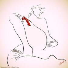 Схема вышивки «Девушка»