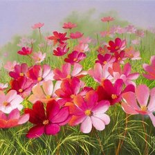 Схема вышивки «Цветы»