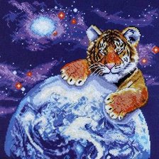 Схема вышивки «Тигренок»