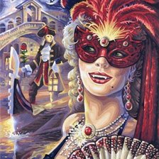 Схема вышивки «карнавал в венеции»