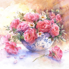 Схема вышивки «акварель»