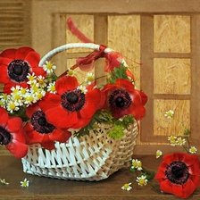 Схема вышивки «цветы»