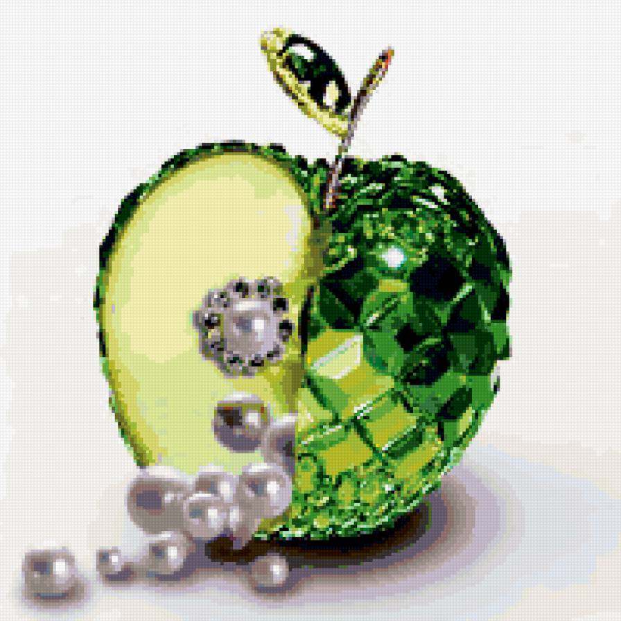 Гламурное яблочко - красота - предпросмотр