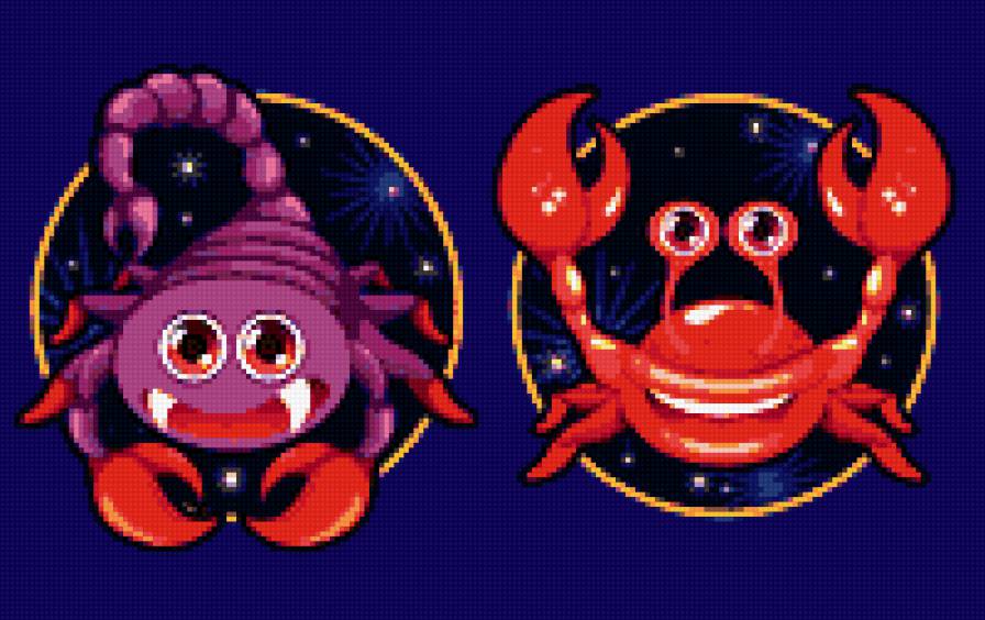 рак и скорпион) - рак, скорпион, гороскоп - предпросмотр