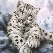 Схема вышивки «котёнок»