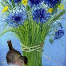 Схема вышивки «полевые цветы»