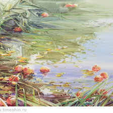 Схема вышивки «пруд»