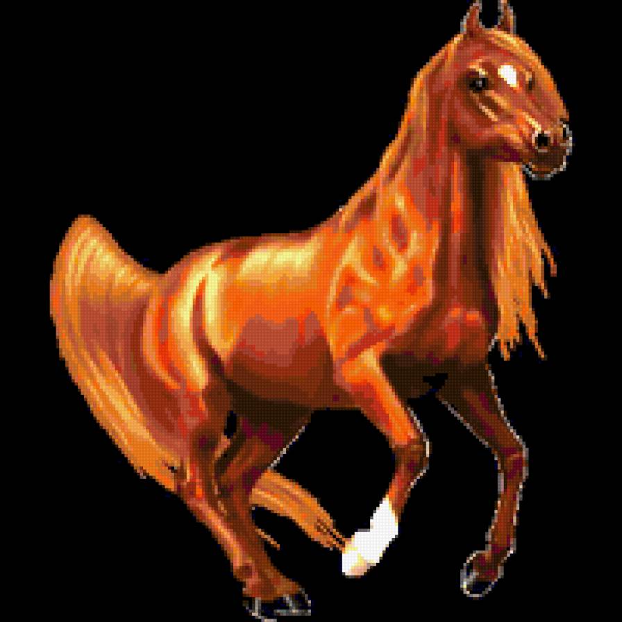 Лошадка - красивая - предпросмотр