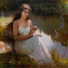 Схема вышивки «у ручья»