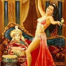 Схема вышивки «танец живота»