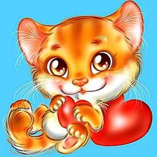 Схема вышивки «Котенок»