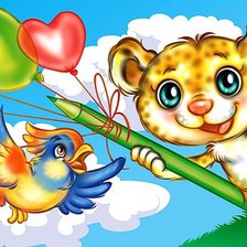 Схема вышивки «Картинка для детской»