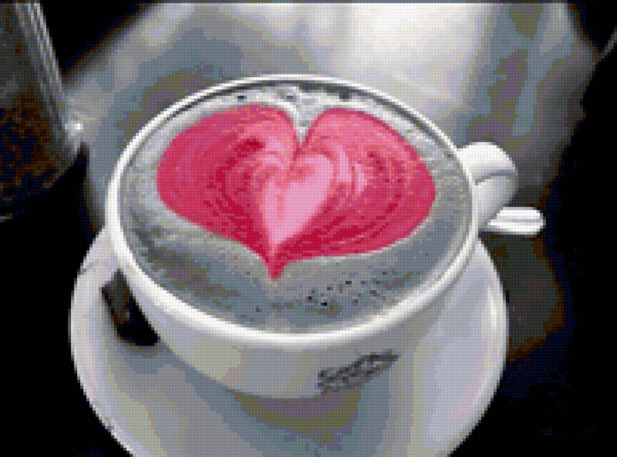 чашка - посуда, любовь, сердце, чашка - предпросмотр
