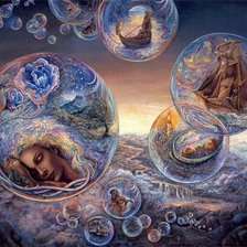 Схема вышивки «Жезефина Уолл "Мыльные пузыри"»