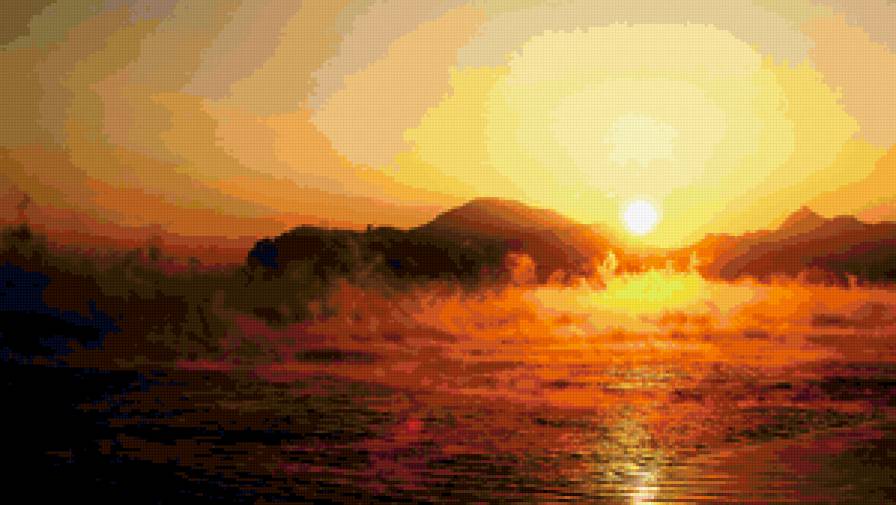 Крымский закат - море, закат, природа, крым - предпросмотр