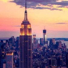 Схема вышивки «Нью-Йорк»