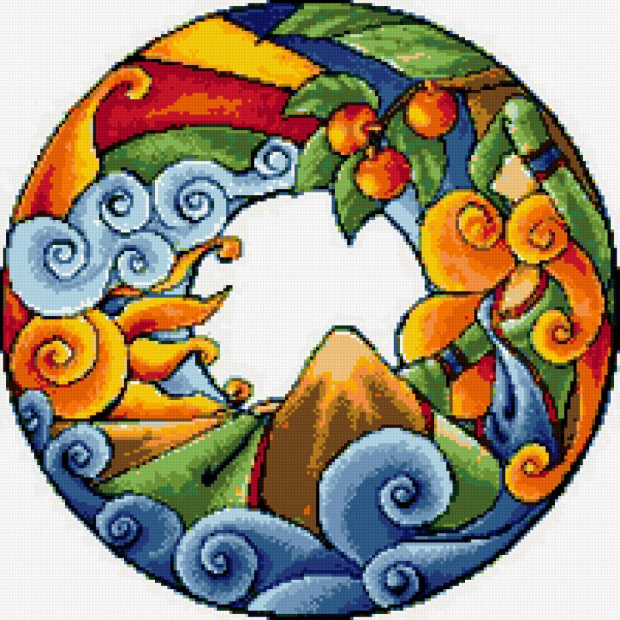 №347184 - подушка, земля, времена года - предпросмотр