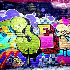 Схема вышивки «Графити»