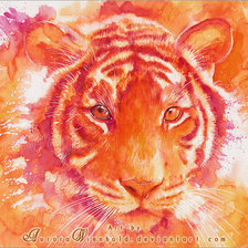 Схема вышивки «Tiger»