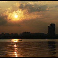 Схема вышивки «Закат»