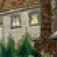 Предпросмотр схемы вышивки «загородная усадьба» (№347345)