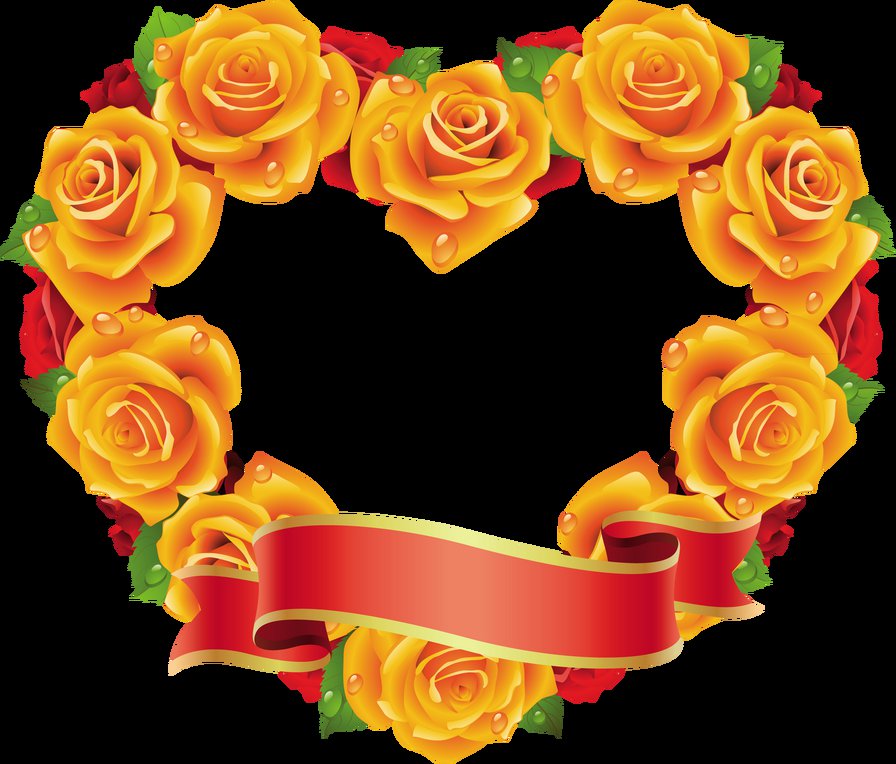 №347500 - валентинки, цветы, сердце, рамка, подушка, розы - оригинал