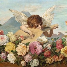 Схема вышивки «мечты об Италии»