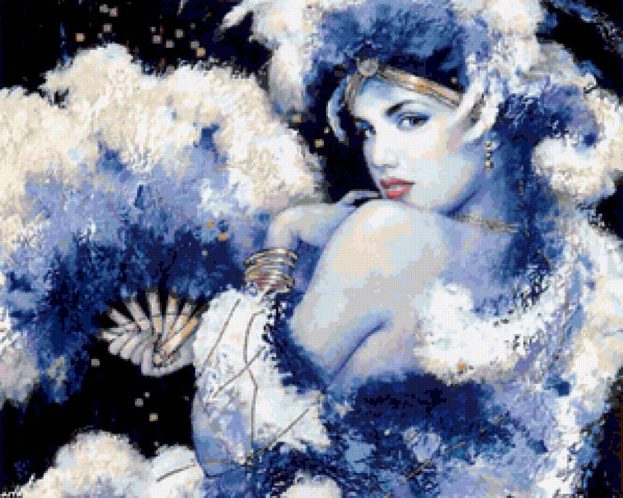 красотка - портрет - предпросмотр