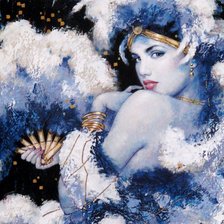 Схема вышивки «красотка»