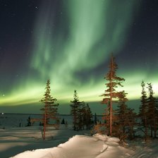 Схема вышивки «Северное сияние»