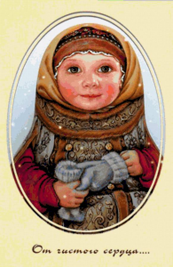 от чистого сердца - дети, девочка, портрет, живопись - предпросмотр