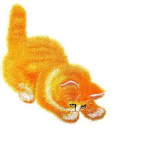 Схема вышивки «котенок»