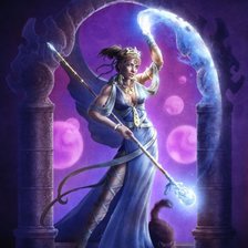 Схема вышивки «Девушка»