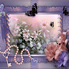 Букет в рамке.