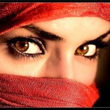 Схема вышивки «Взгляд»