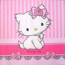 Схема вышивки «китти»