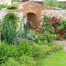 Схема вышивки «сад»