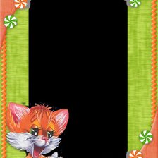 Схема вышивки «веселый лисенок»