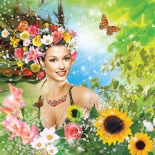 Схема вышивки «Лето...»