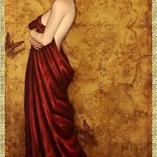 Схема вышивки «Дева»