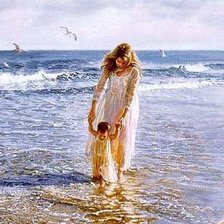 Схема вышивки «Первые шаги»