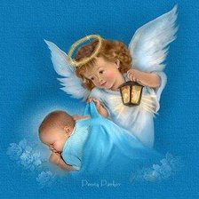 Схема вышивки «ангелы»