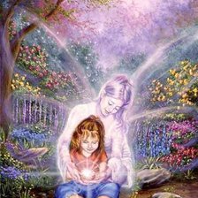 Схема вышивки «ангел»