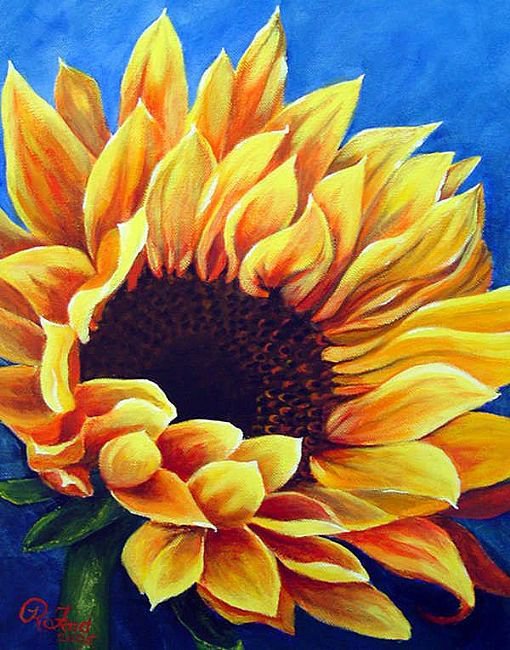 подсолнух - оригинал