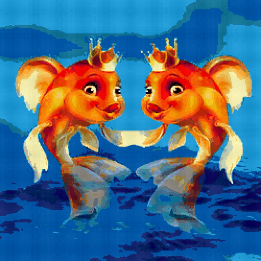 золотые рыбки - детское - предпросмотр