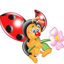 Схема вышивки «Серия "Божьи коровки"»