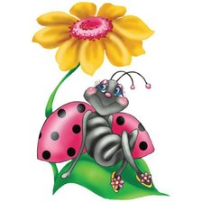 Схема вышивки «Серия "Божьи коровки"»