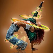 Схема вышивки «танец»