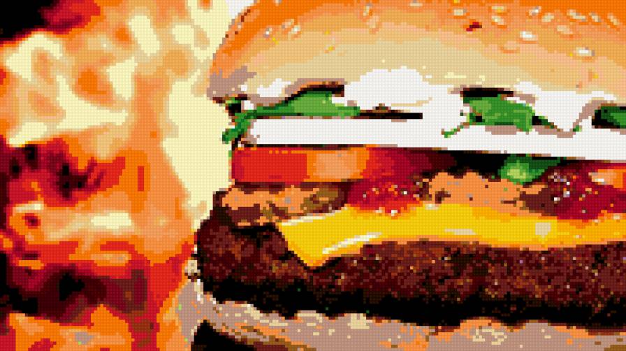 Гамбургер - еда - предпросмотр