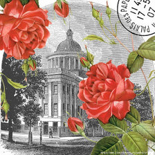 Схема вышивки «городской пейзаж»